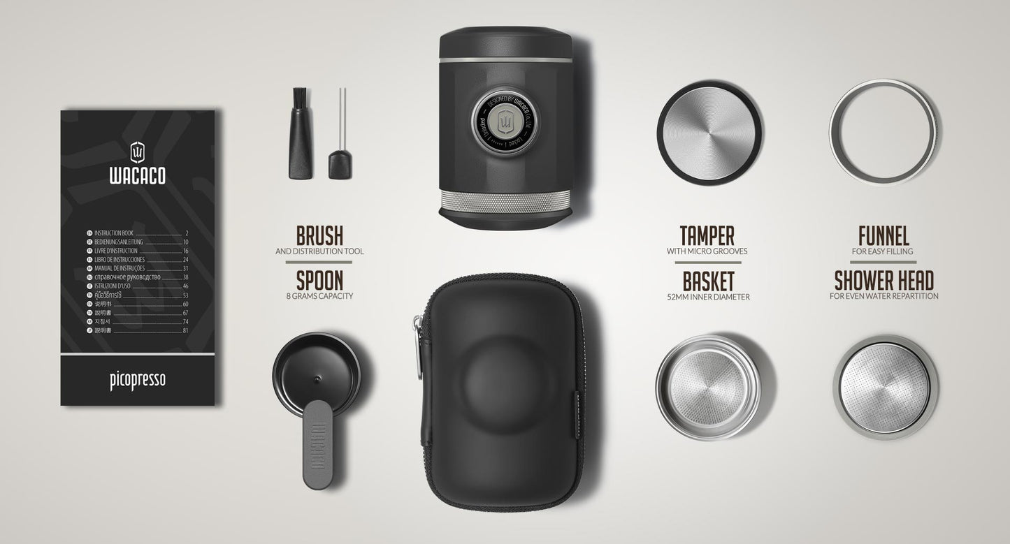 NEW! Picopresso Portable Espresso Machine